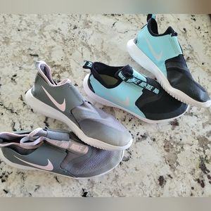 Girls Nike slip ons 4Y